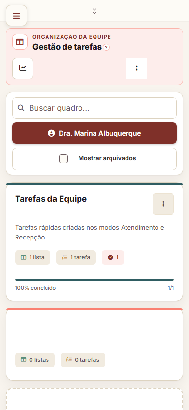 Gestão de tarefas no celular